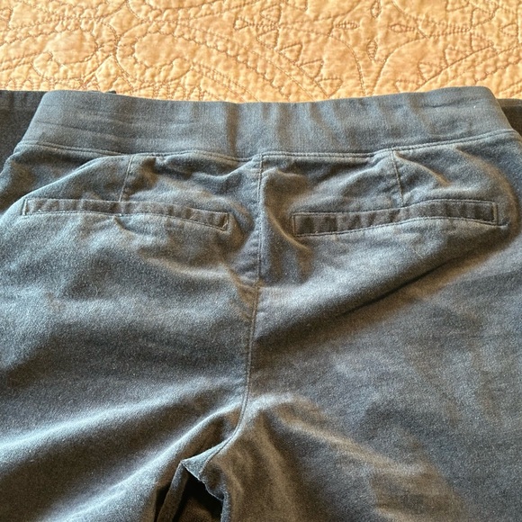 Navy Denim & Co. Regular Soft Stretch Velvet Straight Leg Pant - Picture 8 of 9